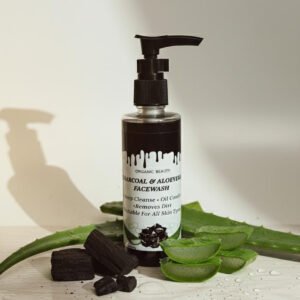 Charcoal & Aloe Vera Facewash – Detoxifying, Oil Control & Acne Care Cleanser
