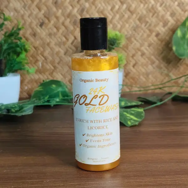 24K Gold Face Wash by Organic Beauty