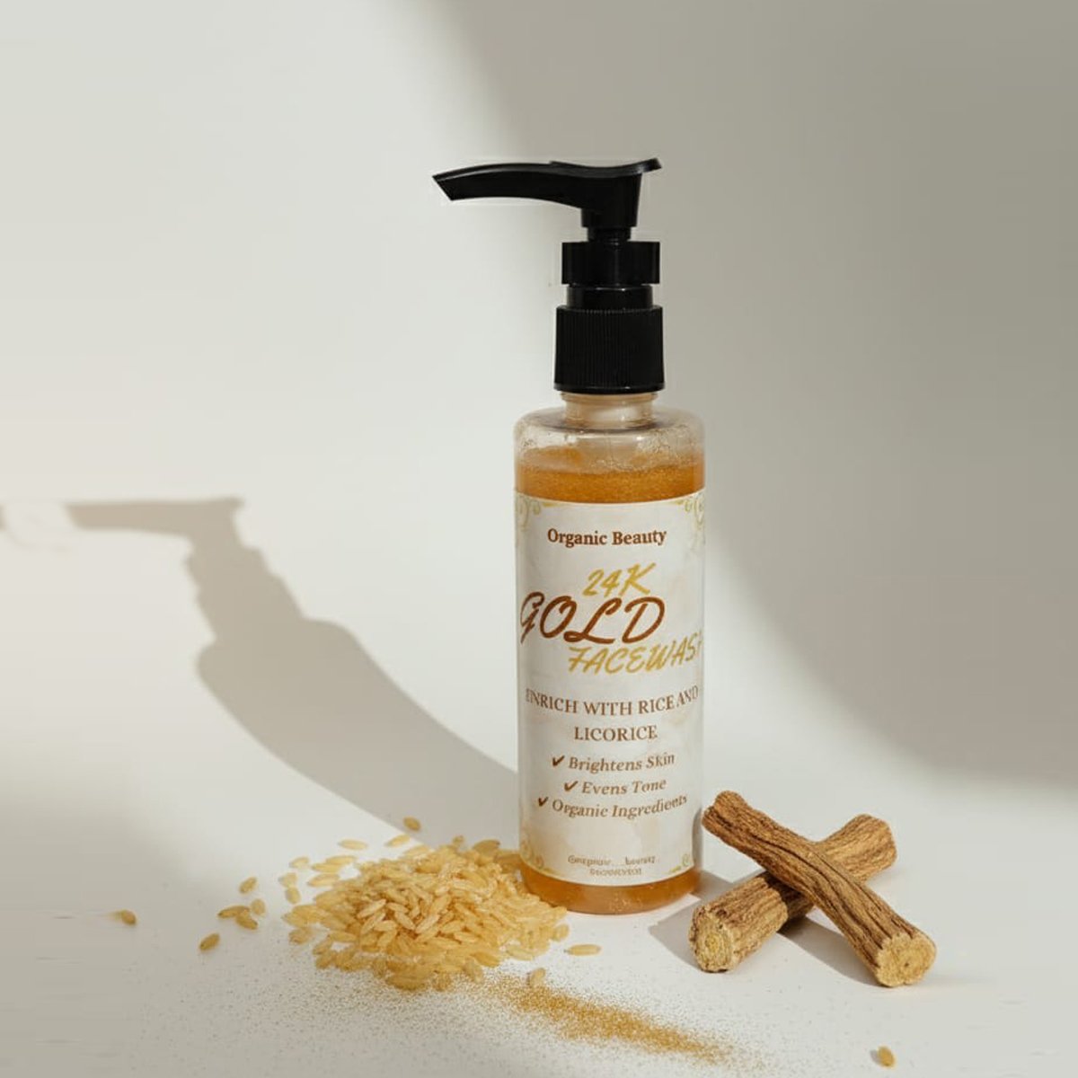 24K Gold Facewash by Organic Beauty